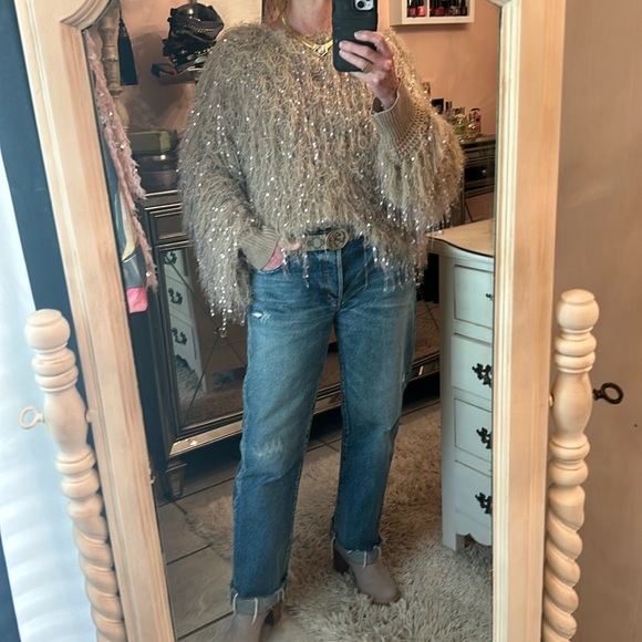 NWT Fuzzy Garland Sweater - Picture 2 of 12